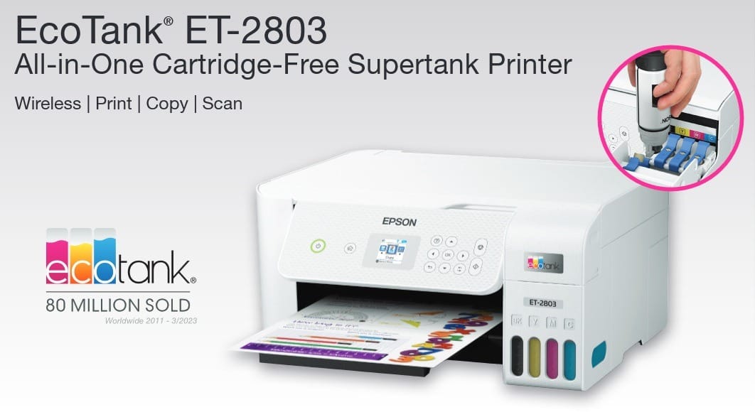 Epson EcoTank ET-2803 Price