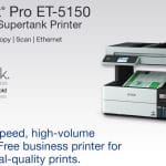 Epson EcoTank Pro ET-5150 Specs