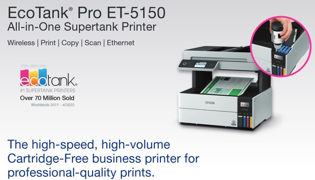 Epson EcoTank Pro ET-5150 Price