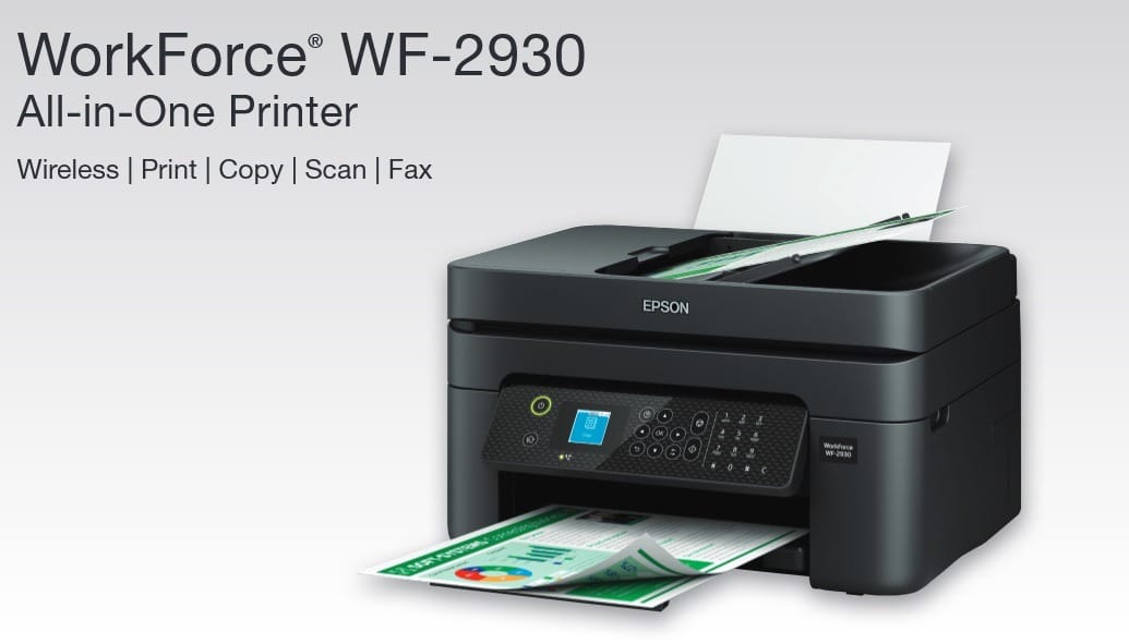 Epson WorkForce WF-2930 Specifications