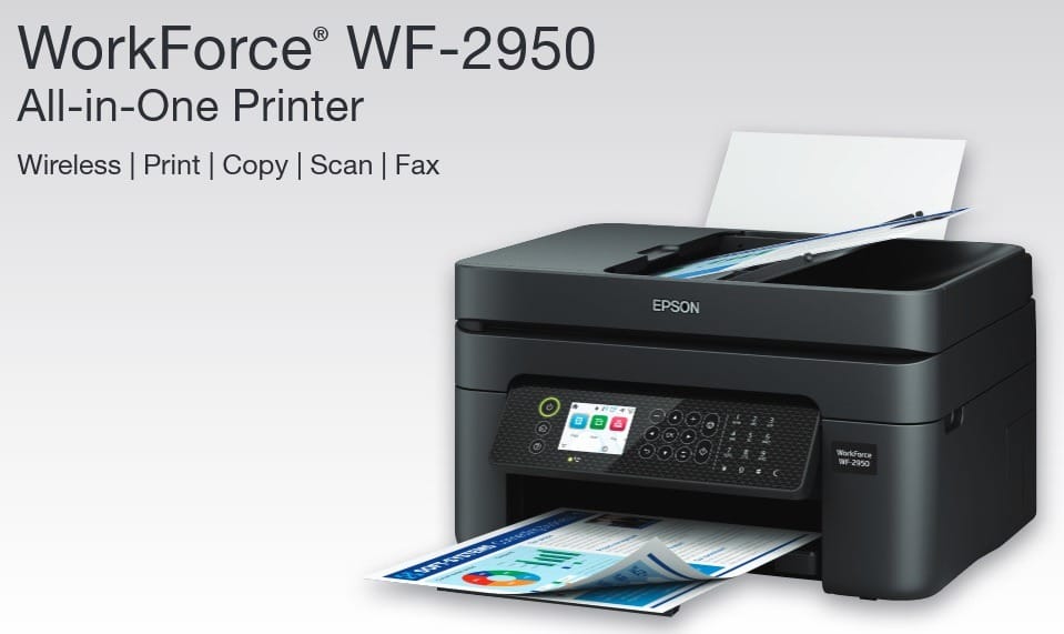 Epson WorkForce WF-2950 Specifications