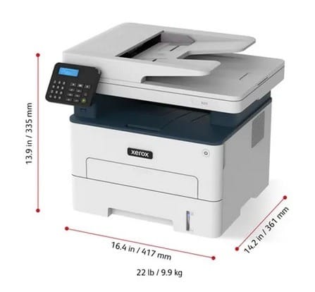 Xerox B225 Specifications