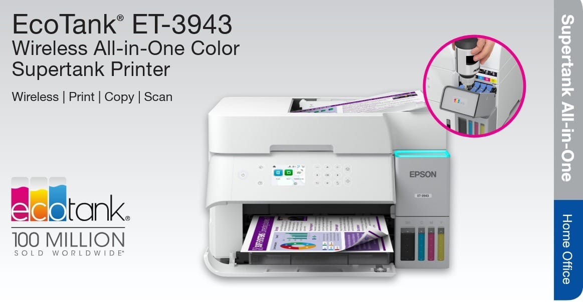 Epson EcoTank ET-3943 Specifications