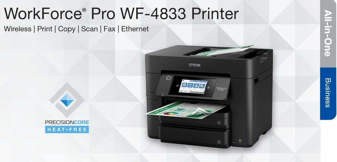 Epson WorkForce Pro WF-4833 Specifications