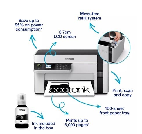 Epson EcoTank ET-M2120 Price