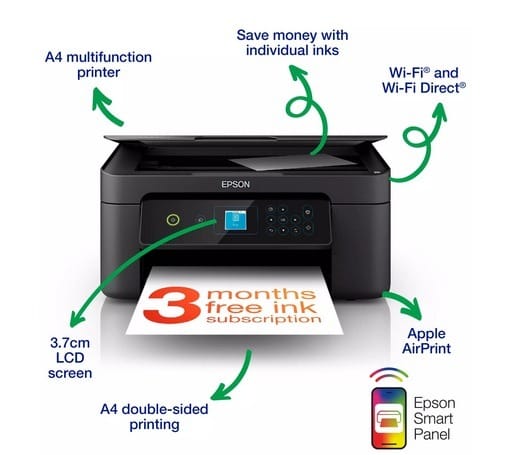 Epson Expression Home XP-3205 Specifications