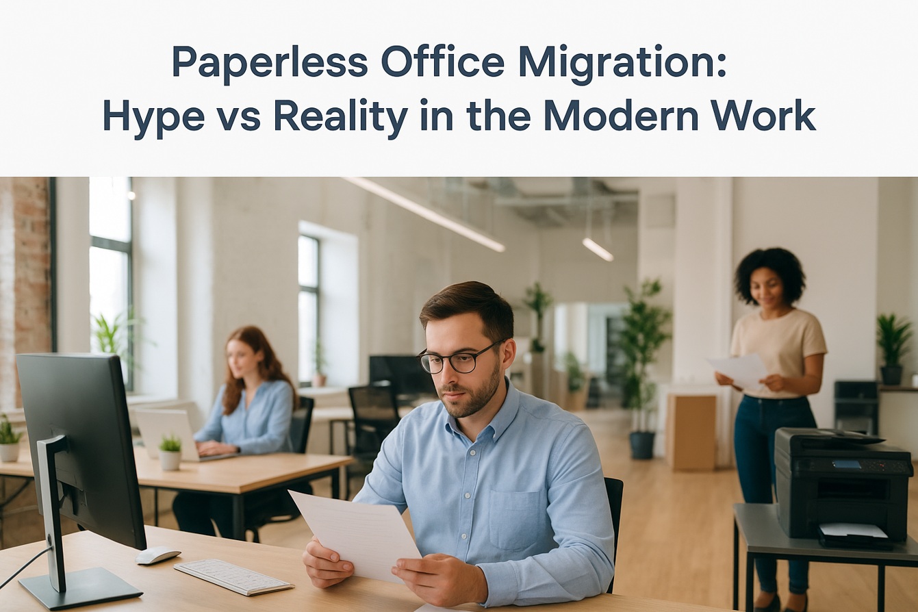 Paperless Office Migration: Hype vs. Reality in the Modern Workplace