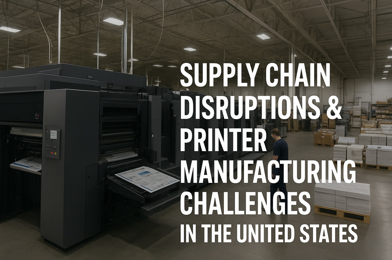 Supply Chain Disruptions & Printer Manufacturing Challenges in the United States