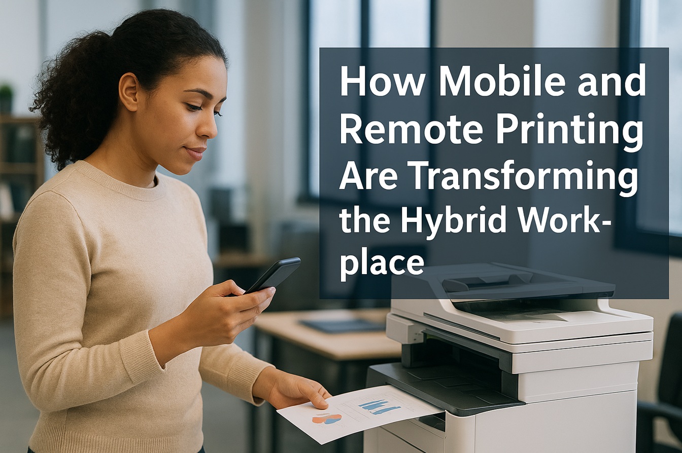 How Mobile and Remote Printing Are Transforming the Hybrid Workplace